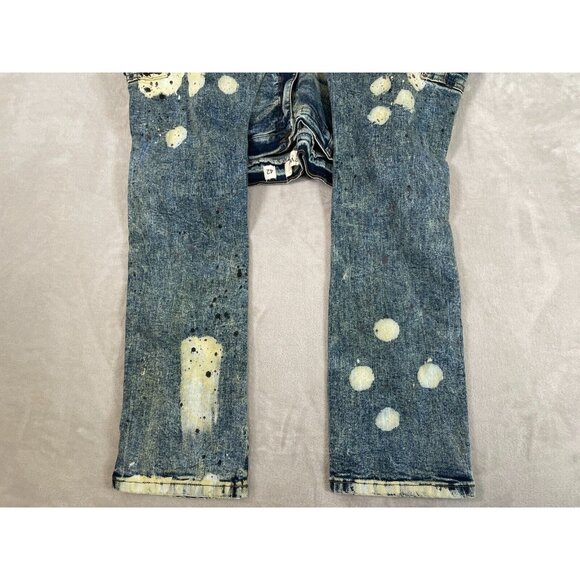 FWRD Buckle Up Super Distressed Thrashed Grunge Jeans Size 42 - Picture 10 of 10